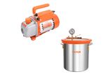 Set Pompa Per Vuoto E Camera, Cilindrata 3,5 Cfm, Capacità 5 Galloni, 35CFM 5 Galloni