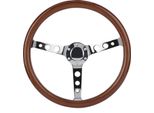 Volante, Volante In Legno, Volante Da 15 Pollici, Volante A 6 Fori, Volante Di Ricambio, Accessorio Per Auto Modificato