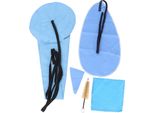 Set Di 5 Pezzi Per La Pulizia Del Sassofono (Bacchette, Panni, Spazzola Per Bocchino)