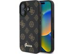 Guess Guhmp16Mpgpysk Custodia Rigida Per Iphone 16 Plus 6.7 Czarny/Neropoliuretanopeony Script Magsafe