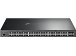 Tp-Link SG3452XP Jetstream Poe Switch Gestito L2+ Gigabit Ethernet (10/100/1000) Power Over Ethernet (Poe) 1U Schwarz (