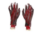 Mani Mozzate Finte, Mano Degli Oggetti Di Scena Di Halloween, Mano Insanguinata Finta, Mani Umane Finte, Parti Del Corpo Dell'orrore, Decorazione Degli Oggetti Di Scena Di Halloween