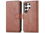 Imoshion Libreria Luxe Per Samsung Galaxy S23 Ultra - Marrone