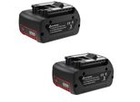 Batteria Agli Ioni Di Litio Da 18 V, Capacità 6,0 Ah, Compatibile Con Gli Utensili Bosch , 2 Pezzi
