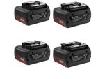 Batteria Per Bosch 18V, Capacità 6,0Ah, Agli Ioni Di Litio, 4 Pezzi