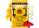 Tè Yerba Mate Mate Green Las Flores 200G - Yerba Mate Brasiliano Con Petali Di Rosa E Calendula, Menta