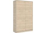 Dmora Guardaroba 2 Ante Alyson 50X204H Cm Marrone Rovere, Appendiabiti 2 Ante