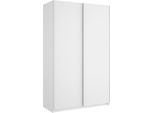 Dmora Guardaroba 2 Ante Alaika 65X204H Cm Bianco, Appendiabiti 2 Ante