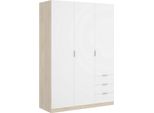 Dmora Guardaroba 3 Ante Astru 52X121 Cm Bianco, Appendiabiti 3 Ante