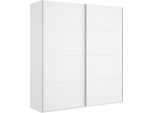 Dmora Guardaroba 2 Ante Alias 65X204H Cm Bianco Bianco Lucido, Appendiabiti 2 Ante