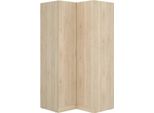 Dmora Guardaroba 2 Ante Aser 92.5X184H Cm Marrone Rovere, Appendiabiti 2 Ante