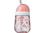 Mepal - Tazza Con Cannuccia Mio - Tazza Con Cannuccia Per Bambini A Partire Da 9 Mesi - Biberon A Prova Di Fuoriuscita Per Bambini - Lavabile In Lavastoviglie E Senza Bpa - 300Ml - Fiori E Farfalle