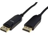 Cavo Roline Displayport V2.1 (Aoc), 10K@60Hz, 54Gbit/S, UHBR13.5, St/St, 30 M
