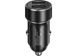 Caricabatterie Da Auto Wk WP-C46 Serie Staroad 15W Dual-Usb (Nero)