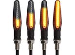4Pcs 12V 12LED Che Scorre Led Indicatori Di Direzione Del Motociclo Luce Luce Gialla