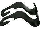 2PCS Universal Car Suv Back Seat Seat Headrest Hanger Storage Hooks For Groceries Bag Handbag Nero