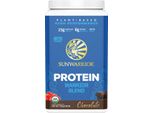 Sunwarrior Protein Warrior Blend 750 G Cioccolato E Burro Di Arachidi / Proteine Vegetali / Deliziose Proteine Vegetali Multi-Ingrediente Con Composizione Ipoallergenica