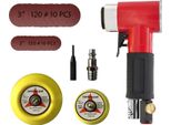 25Pcs/Set Aria Die Grinder Lucidatrice Pneumatica 90 Gradi Levigatrici Orbitali Power Tool Macchina Di Lucidatura