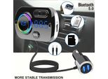 Auto Bluetooth Fm Transmitter Usb Charger Mp3 Player Audio Boxed