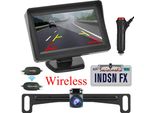 Macchina Fotografica Di Sostegno Dell'automobile Vista Posteriore Hd Sistema Di Parcheggio Visione Notturna Con Monitor Lcd Da 4,3 Pollici Nero