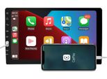 1 Din Car Radio 9 Pollici Mp5 Player Central Control Bluetooth Reversing Video Per Carplay Con 4 Telecamere Luminose