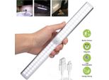 Wireless Led Cabinet Night Light Sensore Di Movimento Luce Cabinet Night Lamp Per L'illuminazione Della Cucina Camera Da Letto Scala - Luce Calda 6LED Batteria