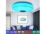 33/40Cm Diametro Wifi Smart Bluetooth Led Plafoniera Rgb 3D Sound Music Speaker Dimmerabile Lampada App Remote - 40Cm