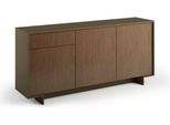 Dmora Credenza Aronne 42X170X78H Cm Marrone, Un Cassetto 4 Vani Italy