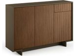 Dmora Credenza Arius 35X134X87H Cm Marrone, Un Cassetto 4 Vani Italy