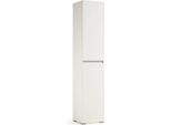Dmora Armadio Multiuso 2 Ante Daisuke 37X195H Cm Bianco, 2 Ante 6 Vani Italy