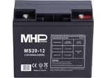 Mhpower MS20-12 Batteria Al Piombo Acido Agm 12V/20Ah, Terminale T1 - M5; MS20-12