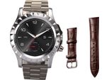 NO.1 Montre Inteligentná Bluetooth S2 IP67 (Argent)