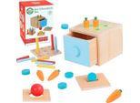 Woopie Green Cassetto Educativo In Legno Montessori Sorter