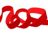 Nastro Di Velluto Rosso 20 Mm X 10 M - Nastro Per Decorazioni Festive, Nastro Natalizio, Nastro Artigianale