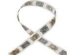 Nastro Di Natale Nastro Grigio 25 Mm X 18 M Nastro Di Tessuto Moderno Per La Decorazione Di Confezioni Regalo