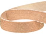 Nastro Di Velluto Glitterato Rosa Oro Fiocco Decorativo 20Mm 10M Per Natale E Matrimonio
