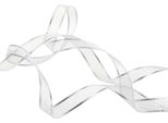 Nastro Regalo Argento Effetto Anello 15Mm X 25M Decorazione Matrimonio