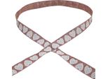 Nastro Regalo Cuori Nastro Decorativo Vino Rosso Marrone 15Mm 15M Per La Decorazione Della Tavola E Stile Casa Di Campagna