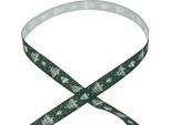 Nastro Natalizio Verde 15Mm 20M Con Abete Nastro Regalo Per Decorazione E Artigianato