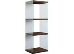 Dmora Libreria Zenobie 35X40X120H Cm Marrone, 2 Ripiani Portata Ripiani 10
