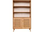 Dmora Credenza Skopje 40X90X110H Cm Marrone Quercia, Apertura Battente 5 Vani