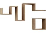 Dmora Mensola Donna 20X116X45H Cm Marrone Quercia, 6 Ripiani