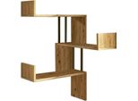 Dmora Mensola Domitilla 60X60X109.4H Cm Marrone Quercia, 5 Ripiani