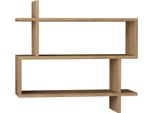 Dmora Mensola Orsa 22X70X65.5H Cm Marrone Quercia, 3 Ripiani