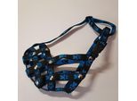 Museruola In Nylon Palkar Per Cani Corti Taglia 4 29 Cm X 7 Cm Nero-Blu