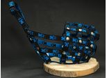 Museruola Per Cani In Nylon Palkar Taglia 4 30 Cm X 11 Cm Nero-Blu (Museruola Per Cani In Nylon Palkar Taglia 4 30 Cm X 11 Cm Nero-Blu)