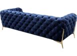 Set Di Divani Chesterfield Divano Imbottito 3 2 1 Posti In Pelle Tessuto Nuovo