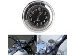 Orologio Universale Da Manubrio Per Moto, Supporto In Metallo Da 22-25 Mm, Orologio A Quadrante Da Manubrio