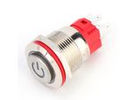 Interruttore A Pulsante, Autobloccante, Interruttore Impermeabile, 1NO 1NC, Guscio In Acciaio Inox