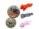 Peluche Per Cani Con Squeaker 45 Cm - Set Di 3 - Volpe, Maialino, Procione
